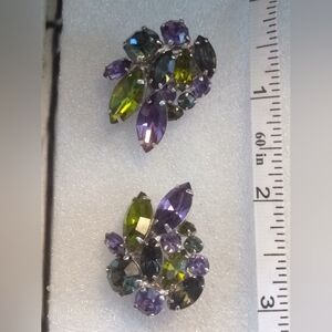 Elegant Multicolor Crystal Earrings